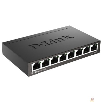 Сетевое оборудование D-Link DGS-1008D/R1A Неуправляемый коммутатор с 8 портами 10/100/1000Base-T