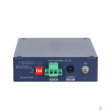 Коммутаторы DAHUA DH-CHS4106-4ET 6-портовый коммутатор управляемый  4 RJ45 10/100Мбит/с, 1 RJ45 10/100/1000Мбит/с (uplink), 1 SFP 1000Мбит/с (uplink  IP30, IK06; DIN-рейку-2