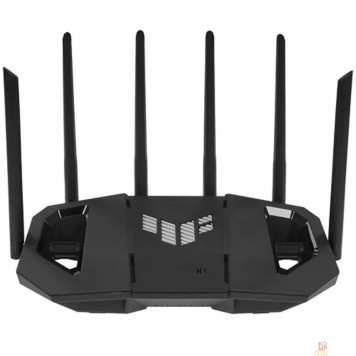 Сетевое оборудование ASUS TUF-BE6500 Роутер беспроводной 3 LAN, 2500 Мбит/с, 4 (802.11n), 5 (802.11ac), 6 (802.11ax), 7 (802.11be), Wi-Fi 6452 Мбит/с, USB 3.2 Gen 1 Type-A x 1, 3G, 4G, 4G/LTE, IPv6-1