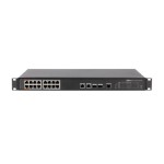 Коммутаторы DAHUA DH-PFS4218-16ET-190 16-портовый управляемый коммутатор с РоЕ; 16xRJ45 100M (PoE/PoE+/Hi-PoE), 2xCombo SFP/RJ45 1G (uplink); суммарно до 190Вт; PoE watchdog, до 250м; питание: 100–240VAC;