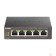 Сетевое оборудование D-Link DGS-1005P/L (ревизия A1) Неуправляемый коммутатор с 5 портами 10/100/1000Base-T (4 порта PoE 802.3af/at, PoE-бюджет 60 Вт)