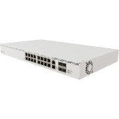 Сетевое оборудование MikroTik CRS320-8P-8B-4S+RM Коммутатор управляемый, 17*1Gbit RJ45, 4*SFP+,  PoE (1-16port) RouterOS v7