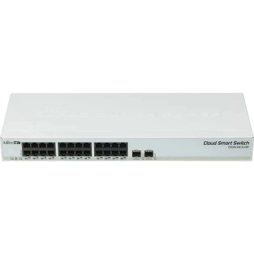 Сетевое оборудование MikroTik CSS326-24G-2S+RM Коммутатор управляемый, L2 24х Gigabit RJ45, 2х SFP+-1