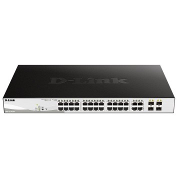 Сетевое оборудование D-Link DGS-1210-28P/FL2A Управляемый L2 коммутатор с 24 портами 10/100/1000Base-T и 4 комбо-портами 100/1000Base-T/SFP (24 порта PoE 802.3af/at, РоЕ-бюджет 193 Вт) 