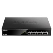 Сетевое оборудование D-Link DGS-1008MP/B1A Неуправляемый коммутатор с 8 портами 10/100/1000Base-T с поддержкой PoE 802.3af/at (PoE-бюджет 125 Вт)