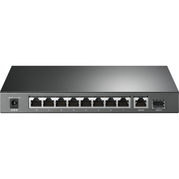 Сетевое оборудование TP-Link TL-SG1210P Настольный коммутатор с 9 гигабитными портами RJ45 (8 портов PoE+) и портом SFP-1