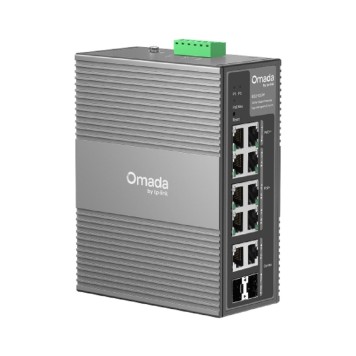 Сетевое оборудование TP-Link IES210GPP Omada 10-портовый гигабитный индустриальный коммутатор Easy Managed с 6 портами PoE+ и 2 портами PoE++-2