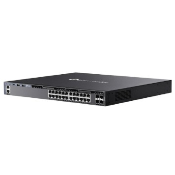Сетевое оборудование TP-Link SG6428X Стекируемый управляемый коммутатор 3-го уровня Omada с 24 гигабитными портами и 4 портами SFP+-1