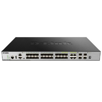 Сетевое оборудование D-Link DGS-3630-28SC/A2ASI PROJ Управляемый L3 коммутатор, стек, 20x1000Base-X SFP, 4x10GBase-X SFP+, 4xCombo 1000Base-T/SFP, ПО SI