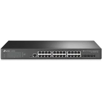 Сетевое оборудование TP-Link SG3428X Omada 24-портовый гигабитный управляемый коммутатор L2+ с 4 SFP+ слотами 10G