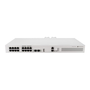 Сетевое оборудование MikroTik CRS418-8P-8G-2S+RM Коммутатор управляемый, L2+\L3, 17*RJ45 1Gbit, 8*Poe out, 2*SFP+-1