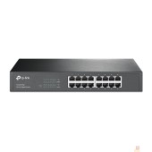 Сетевое оборудование TP-Link TL-SG1016D Коммутатор с 16 гигабитными портами для размещения на столе или в стойке