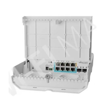 Сетевое оборудование MikroTik CSS610-1Gi-7R-2S+OUT Коммутатор управляемый, netPower Lite 7R, 8Gbit ethernet, 2 SFP+