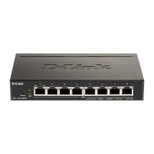 Сетевое оборудование D-Link DGS-1100-08PV2/A4A Настраиваемый L2 коммутатор с 8 портами 10/100/1000Base-T (8 портов PoE 802.3af/at, PoE-бюджет 64 Вт)