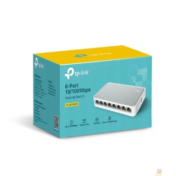 Сетевое оборудование TP-Link TL-SF1008D Настольный коммутатор с 8 портами 100 Мбит/с-2
