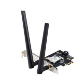 Сетевое оборудование ASUS PCE-AXE5400 Беспроводной двухдиапазонный PCI Express адаптер AXE5400 + Bluetooth 5.2, внешняя съемная антенна, Wi-Fi 6 (ax)