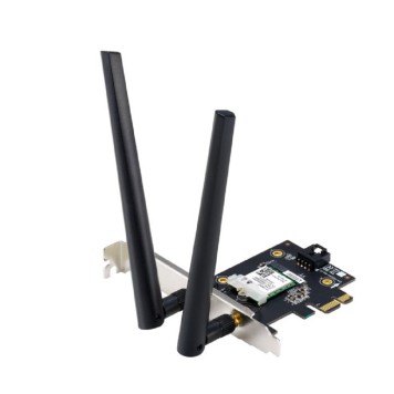 Сетевое оборудование ASUS PCE-AXE5400 Беспроводной двухдиапазонный PCI Express адаптер AXE5400 + Bluetooth 5.2, внешняя съемная антенна, Wi-Fi 6 (ax)