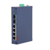 Коммутаторы DAHUA DH-CHS4206-4ET-60 4-портовый PoE облачный коммутатор; 4xRJ45 100M (PoE/PoE+/Hi-PoE), 2xSFP 1G (uplink); суммарно до 60Вт; PoE watchdog, до 250м; грозозащита 6кВ; IP30, IK06;
