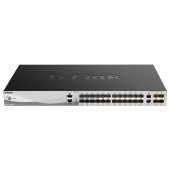 Сетевое оборудование D-Link DGS-3130-30S/B1A PROJ Управляемый L3 стекируемый коммутатор с 24 портами 1000Base-X SFP, 2 портами 10GBase-T и 4 портами 10GBase-X SFP+