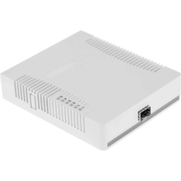 Сетевое оборудование MikroTik RB260GS (CSS106-5G-1S)(r2) Коммутатор управляемый, RouterBOARD 260GS 5-port Gigabit smart switch with SFP cage, SwOS, plastic case, PSU-1