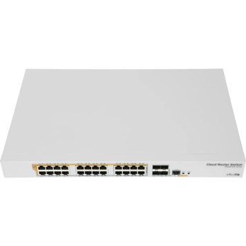 Сетевое оборудование MikroTik CRS328-24P-4S+RM Коммутатор управляемый, с поддержкой PoE, 802.3af/at, 4 SFP+, 24 x 1000Mbit-1