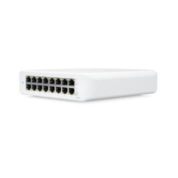 Сетевое оборудование UBIQUITI USW-LITE-16-POE PoE-коммутатор, 16х 1G RJ45, раздача 45 Вт-1