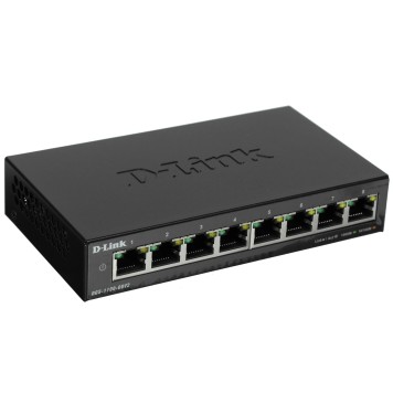 Сетевое оборудование D-Link DGS-1100-08V2/A1A Настраиваемый L2 коммутатор с 8 портами 10/100/1000Base-T-2