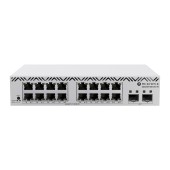 Сетевое оборудование MikroTik CSS318-16G-2S+IN Коммутатор управляемый, 16x 1Gbit, 2x SFP+, настольный