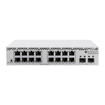 Сетевое оборудование MikroTik CSS318-16G-2S+IN Коммутатор управляемый, 16x 1Gbit, 2x SFP+, настольный