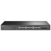 Сетевое оборудование TP-Link SG3428 Управляемый коммутатор Omada уровня 2+ с 24 гигабитными портами RJ45 и 4 портами SFP