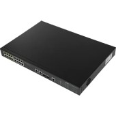 Коммутаторы DAHUA DH-LR2218-16ET-240-V2 18-портовый управляемый коммутатор с ePoE, уровень L2, 16xRJ45 100Mb PoE; 2хКомбо SFP/RJ45 1Gb uplink, суммарно 240Вт, коммутация 8.8 Гбит/с, MAC-таблица 4К