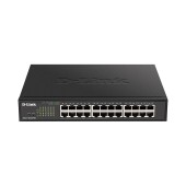 Сетевое оборудование D-Link DGS-1100-24PV2/A3A Настраиваемый L2 коммутатор c 24 портами 10/100/1000Base-T (12 портов РоЕ 802.3af/at, PoE-бюджет 100 Вт)