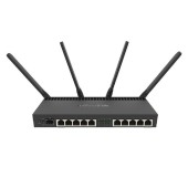 Сетевое оборудование MikroTik RB4011iGS+5HacQ2HnD-IN Маршрутизатор беспроводной,  1.4ГГц, 4 ядра, 1GB RAM, 512MB NAND, 10x 10/100/1000 LAN, 1 SFP+, 2,4Ghz/5Ghz, 802.11a/b/g/n/ac