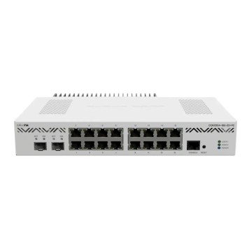 Сетевое оборудование MikroTik CCR2004-16G-2S+PC Маршрутизатор проводной, 16*1Gbit RJ45, 2*10Gbit SFP+