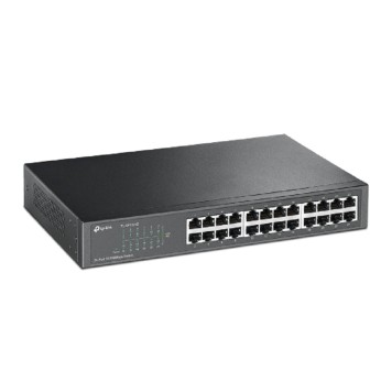 Сетевое оборудование TP-Link TL-SF1024D Коммутатор с 24 портами 10/100 Мбит/с для размещения на столе или в стойке-1