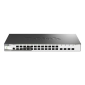 Сетевое оборудование D-Link DGS-1210-28XS/ME/B2A Управляемый L2 коммутатор с 24 портами 100/1000Base-X SFP и 4 портами 10GBase-X SFP+