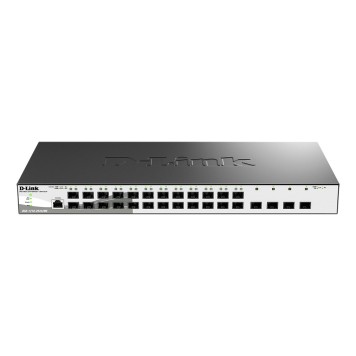 Сетевое оборудование D-Link DGS-1210-28XS/ME/B2A Управляемый L2 коммутатор с 24 портами 100/1000Base-X SFP и 4 портами 10GBase-X SFP+
