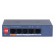 Коммутаторы DAHUA DH-CS4005-4GT-60 4-портовый гигабитный PoE облачный коммутатор; 4xRJ45 1G (PoE/PoE+/Hi-PoE), 1xRJ45 1G (uplink); суммарно до 60Вт; PoE watchdog, до 250м; питание: 53VDC;