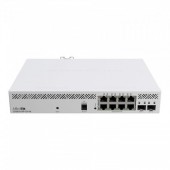 Сетевое оборудование MikroTik CSS610-8P-2S+IN Коммутатор управляемый, 8х 1G RJ45, 2х SFP+, раздача PoE 140 Вт, SwitchOS Lite
