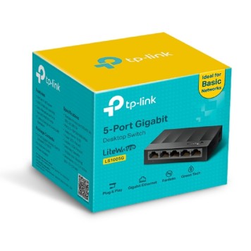 Сетевое оборудование TP-Link LS1005G Настольный коммутатор с 5 гигабитными портами-1