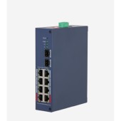 Коммутаторы DAHUA DH-CHS4210-8GT-110 8-портовый гигабитный PoE облачный коммутатор; 8xRJ45 1G (PoE/PoE+/Hi-PoE/802.3bt), 2xSFP 1G (uplink);суммарно до 110Вт; PoE watchdog, до 250м; грозозащита 6кВ; IP30, IK06;