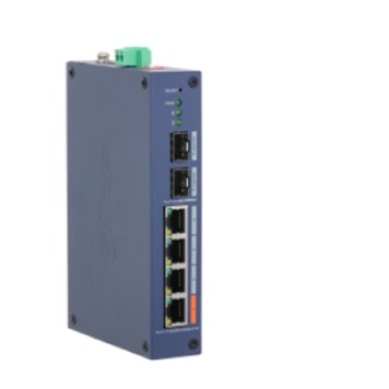 Коммутаторы DAHUA DH-CHS4206-4GT-60 4-портовый гигабитный PoE облачный коммутатор; 4xRJ45 1G (PoE/PoE+/Hi-PoE), 2xSFP 1G (uplink); суммарно до 60Вт; PoE watchdog, до 250м; грозозащита 6кВ; IP30, IK06;-1