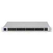 Сетевое оборудование UBIQUITI USW-48-POE PoE-коммутатор в стойку, 48х 1G RJ45, 4х SFP, раздача 195 Вт