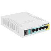 Сетевое оборудование MikroTik RB951Ui-2HnD Беспроводной маршрутизатор,  600Mhz CPU, 128MB RAM, 5xLAN, built-in 2.4Ghz 802b/g/n