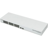 Сетевое оборудование MikroTik CSS326-24G-2S+RM Коммутатор управляемый, L2 24х Gigabit RJ45, 2х SFP+