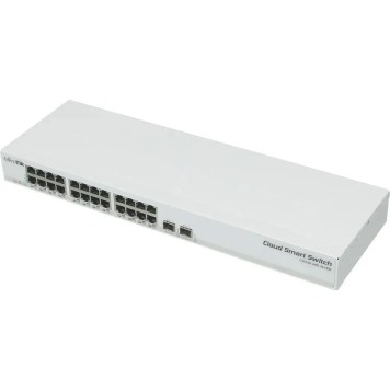 Сетевое оборудование MikroTik CSS326-24G-2S+RM Коммутатор управляемый, L2 24х Gigabit RJ45, 2х SFP+