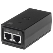 Сетевое оборудование UBIQUITI POE-24-12W-G EU (Black) Блок питания с PoE, 220 VAC -> 24 VDC, 0.5А
