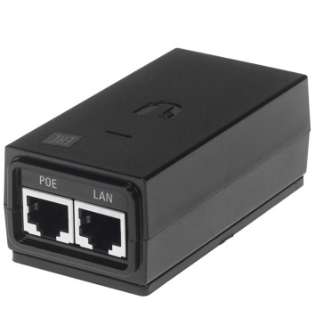 Сетевое оборудование UBIQUITI POE-24-12W-G EU (Black) Блок питания с PoE, 220 VAC -> 24 VDC, 0.5А