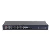 Коммутаторы DAHUA DH-CS4228-24GT-240 24-портовый гигабитный PoE облачный коммутатор; 24xRJ45 1G (PoE/PoE+/Hi-PoE/802.3bt), 2xRJ45, 2xSFP 1G (uplink); суммарно до 240Вт; PoE watchdog, до 250м; питание: 100–240VAC;