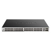 Сетевое оборудование D-Link DGS-3130-54TS/B1A PROJ Управляемый L3 стекируемый коммутатор с 48 портами 10/100/1000Base-T, 2 портами 10GBase-T и 4 портами 10GBase-X SFP+